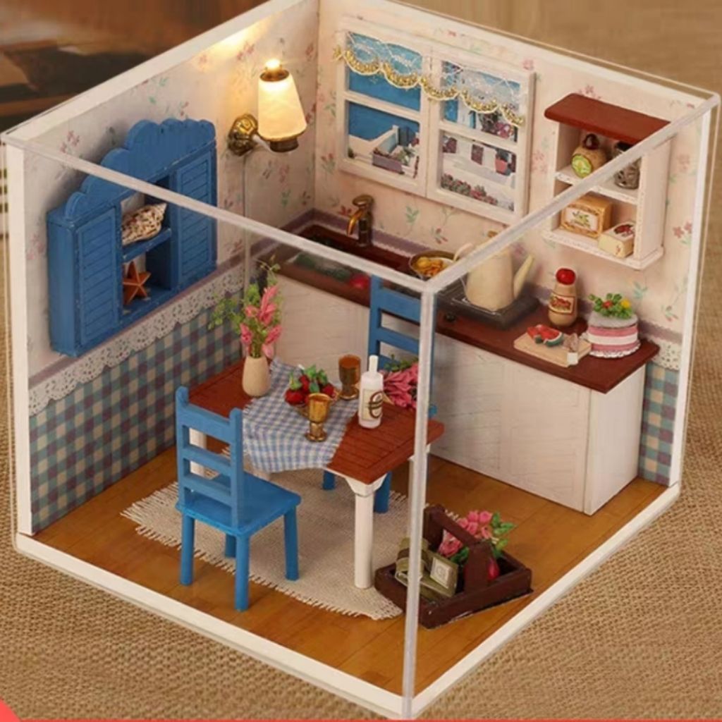 diy miniature kitchen