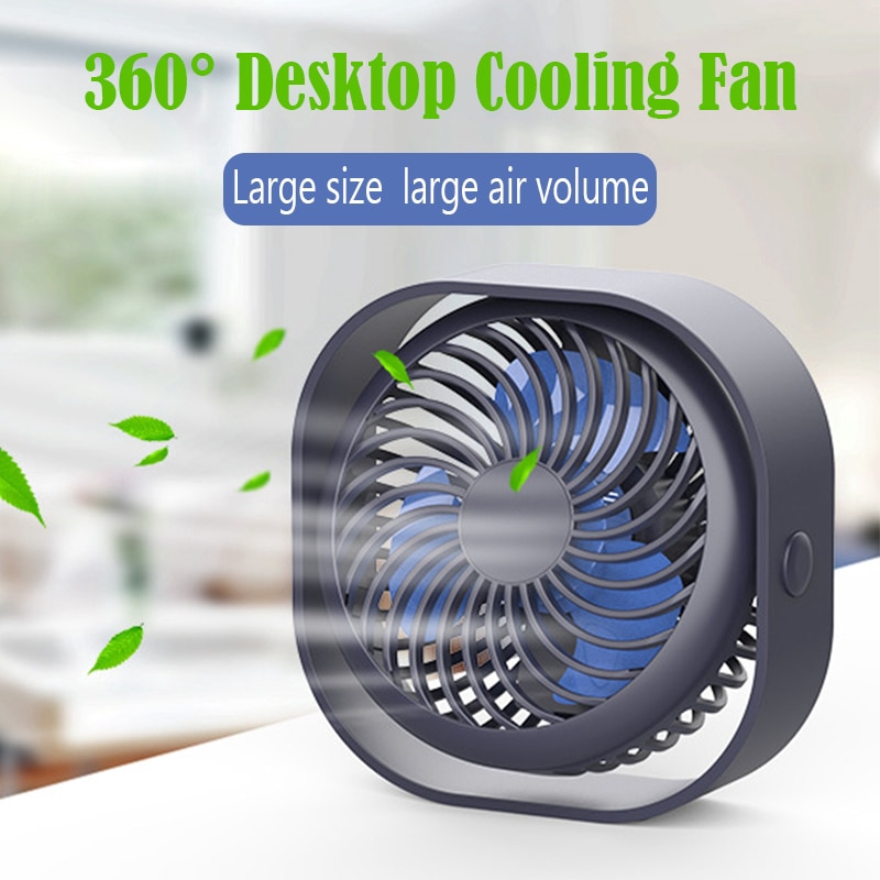 New Fan Cooler Usb Mini Air Fan Portable Speed Super Mute Cooling For Office Desktop