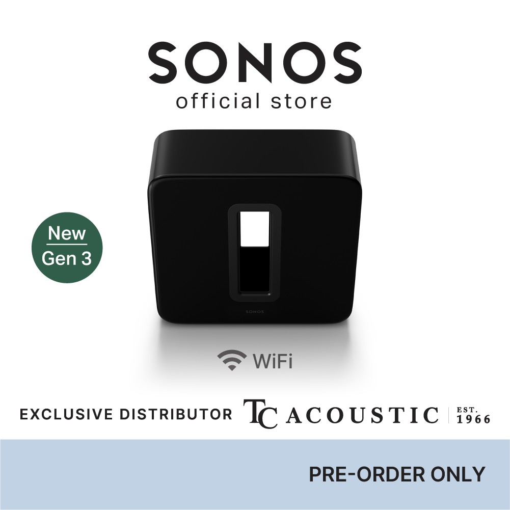 sonos sub wifi