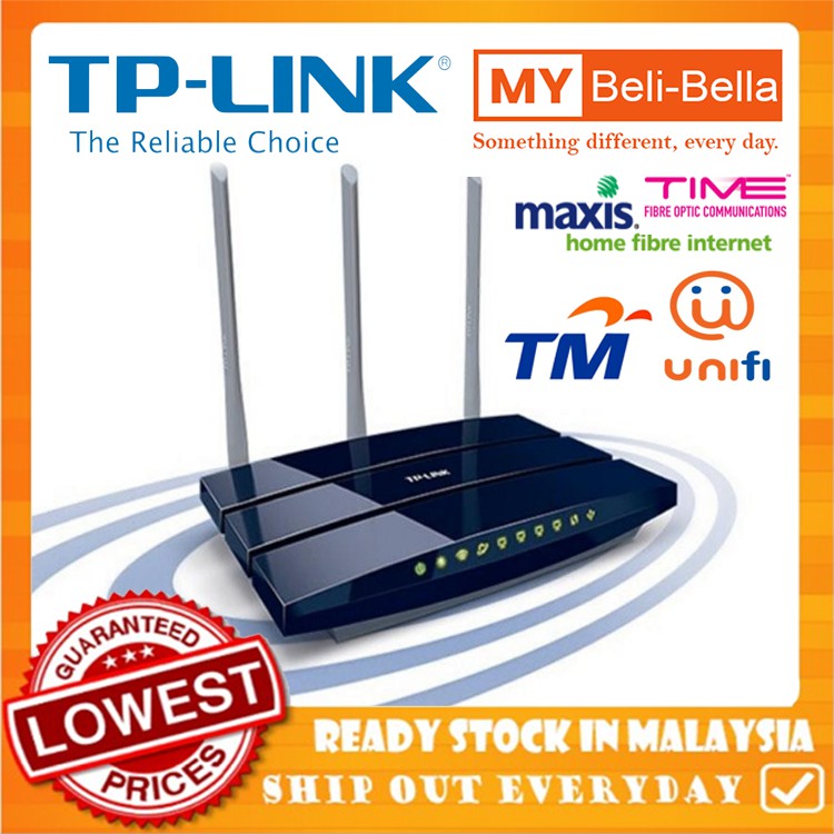 450mbps Tp Link Tl Wr1043nd Wireless N Gigabit Router Support Unifi Maxis Time High Speed Fibre Routers Shopee Singapore