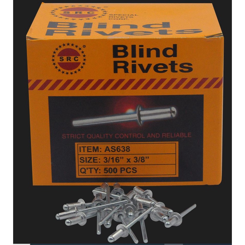 Aluminum Blind Rivets (25pcs/pkt) | Shopee Singapore