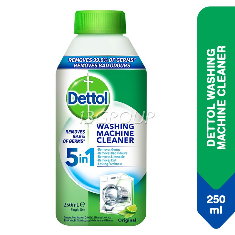 Dettol Washing Machine Cleaner Original, 250ml | Shopee Singapore