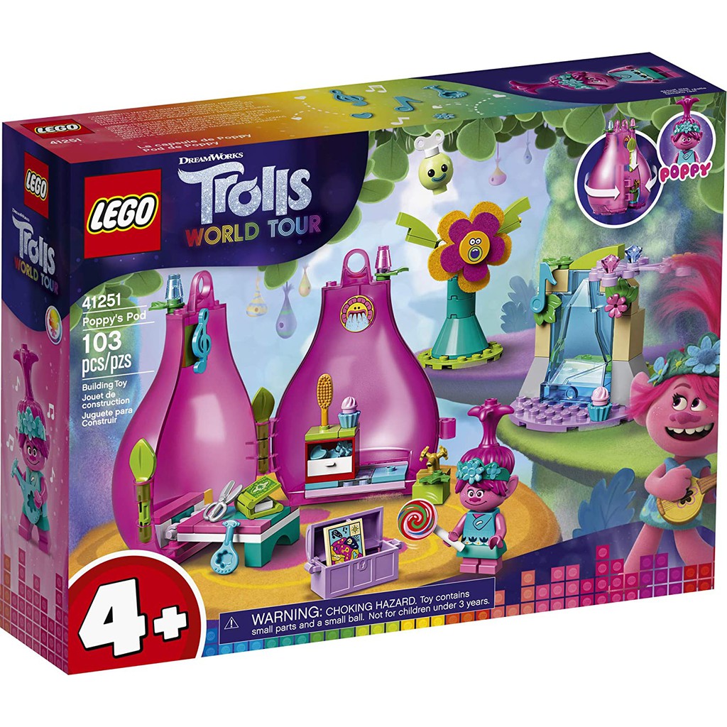 Lego 41251 Trolls World Tour Poppy's 