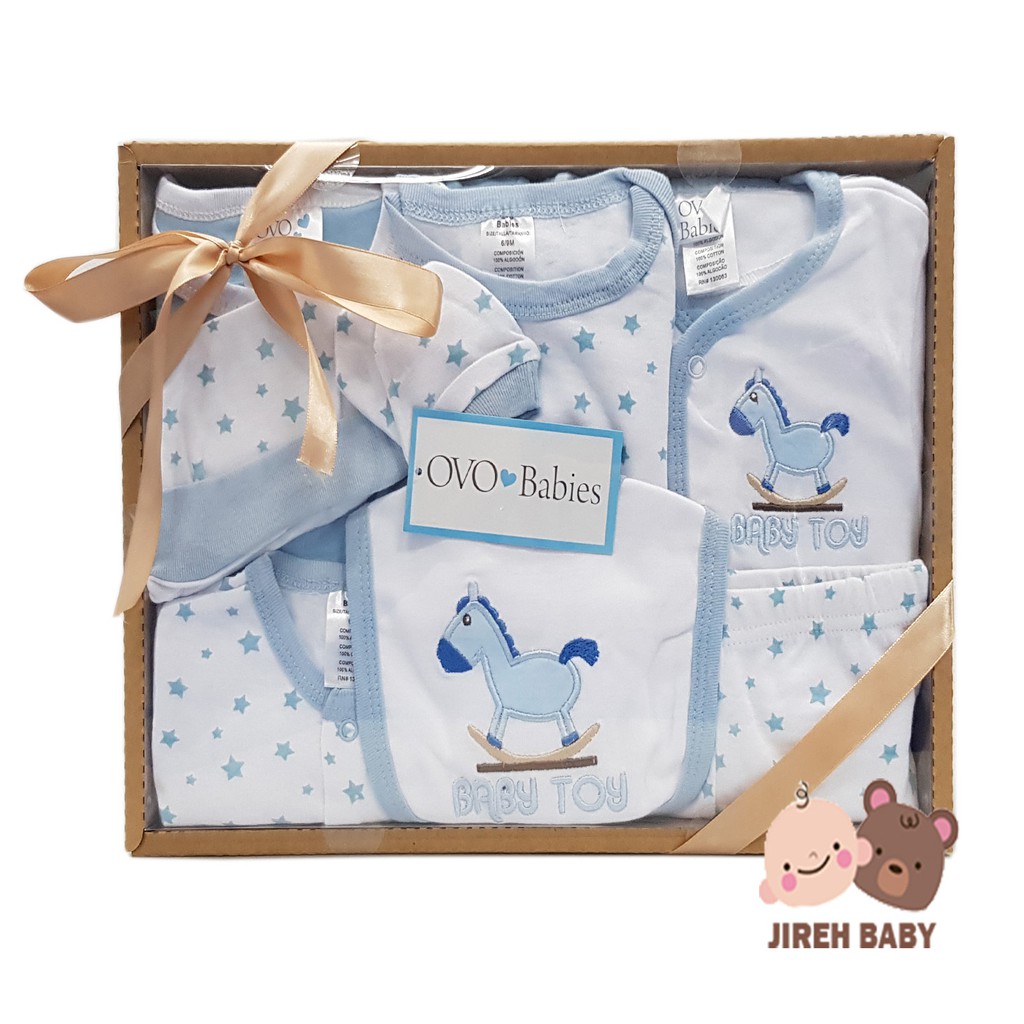 Shop Malaysia New Born Baby Boy Clothes Set 8 Pieces Gift Set Baby Toy 6 To 9 Months Old Clothing Gift Set Shopee Singapore