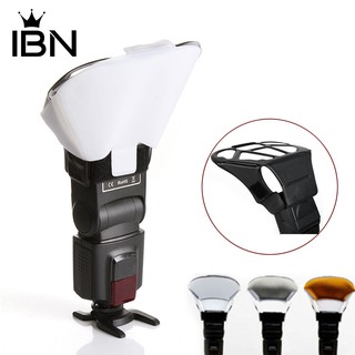 📷📷IBN Ready Stock Universal Speedlight Flash Light Bounce Diffuser 3 Colors Reflector Cards
