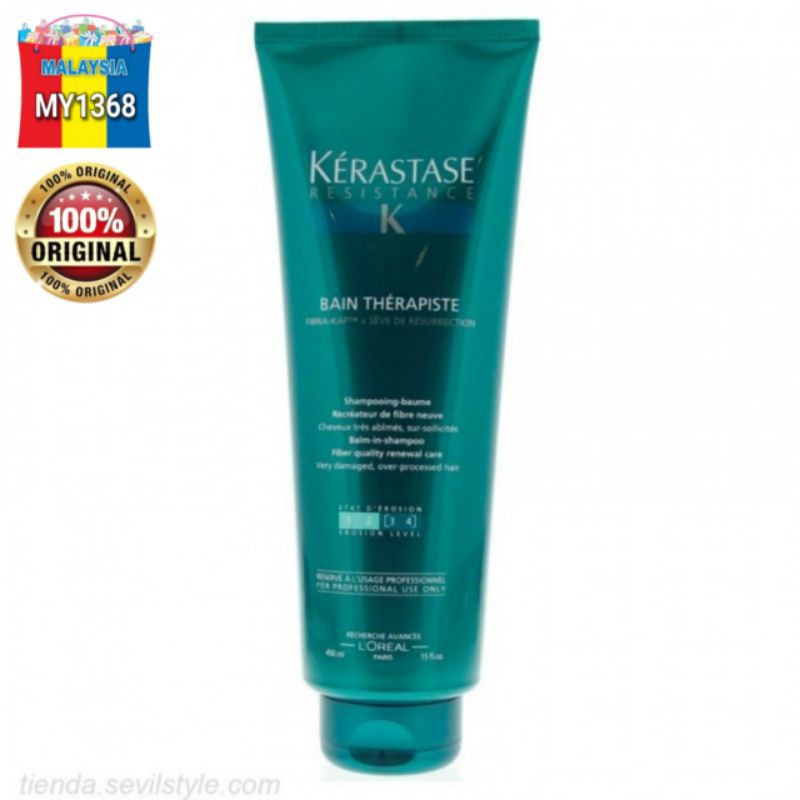 Kerastase Bain Therapiste Shampoo 450ml Shopee Singapore