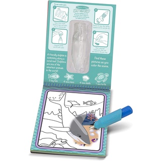 Melissa & Doug 97010 On The Go Water Wow Reusable Color with Water Activity Pad, 6-Pack, Multicolor #2