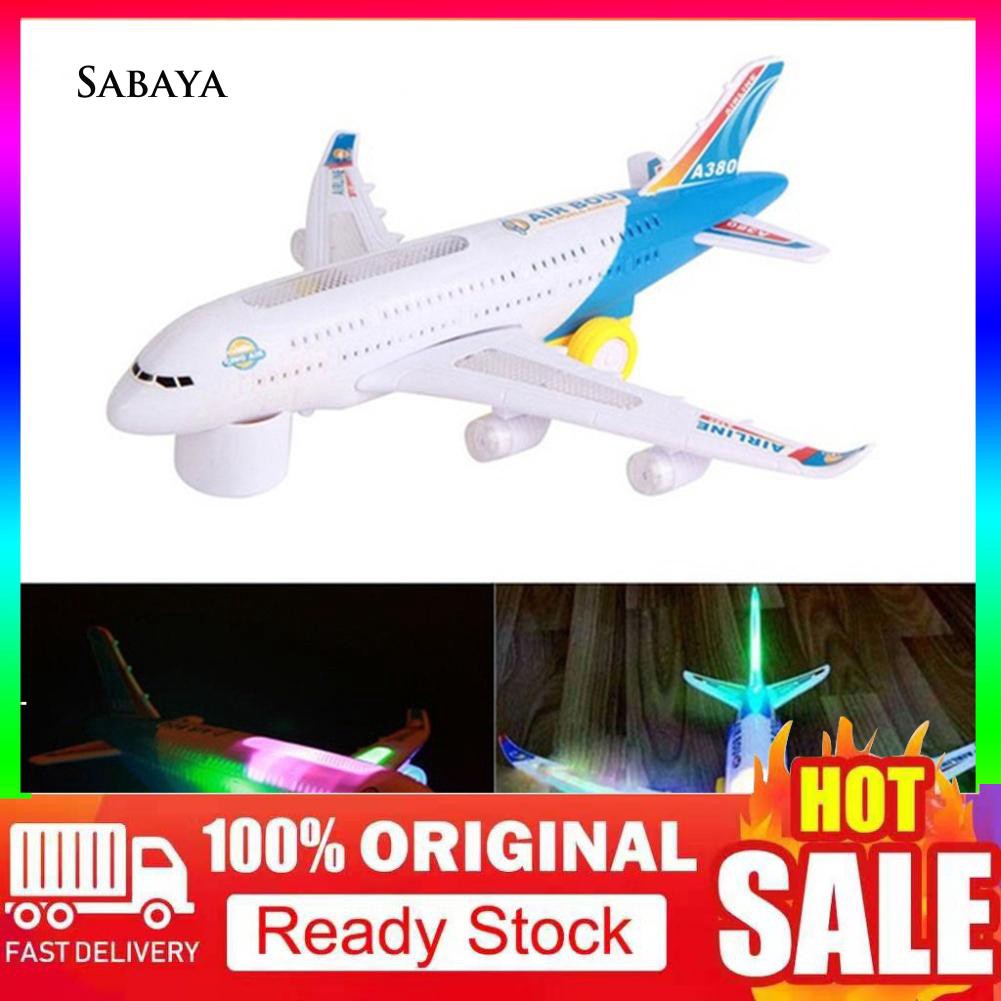 toy airplane with lights and sounds