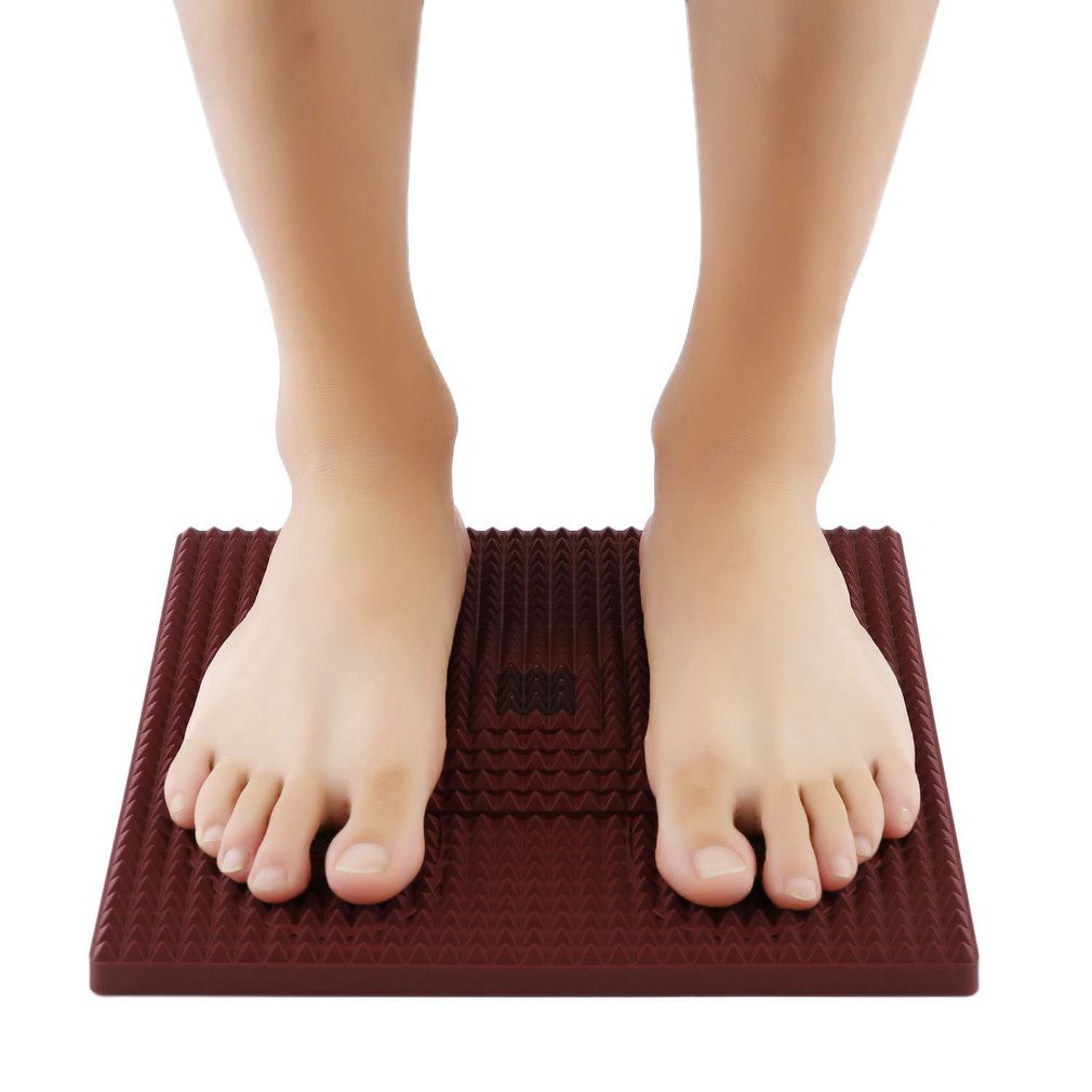 Foot Pyramid Shape Energy Mat Acupressure Magnet Feet Massage