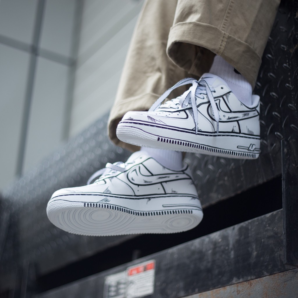 Nike air best sale force 1 diy