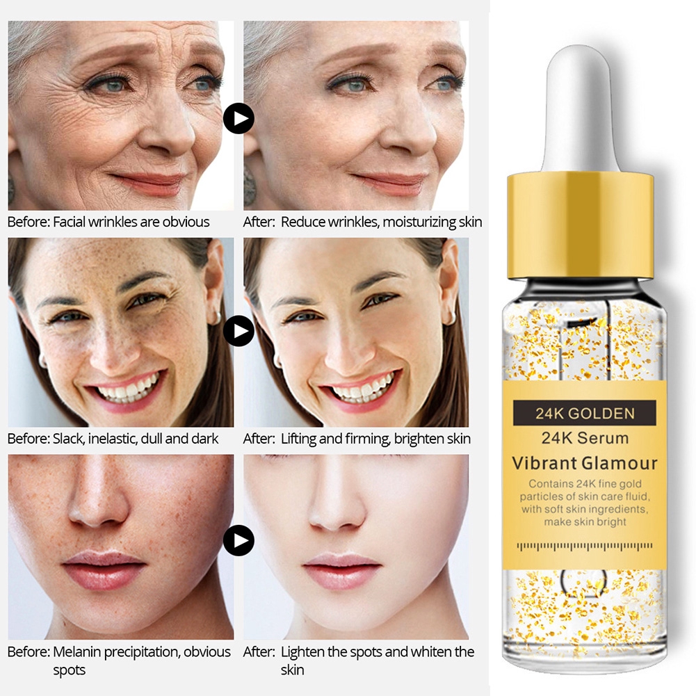 face serum before and after
