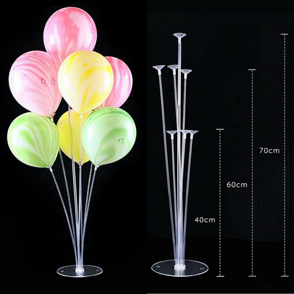 1-Set Column Upright Balloons Display Stand Wedding Party Decor Clear ...