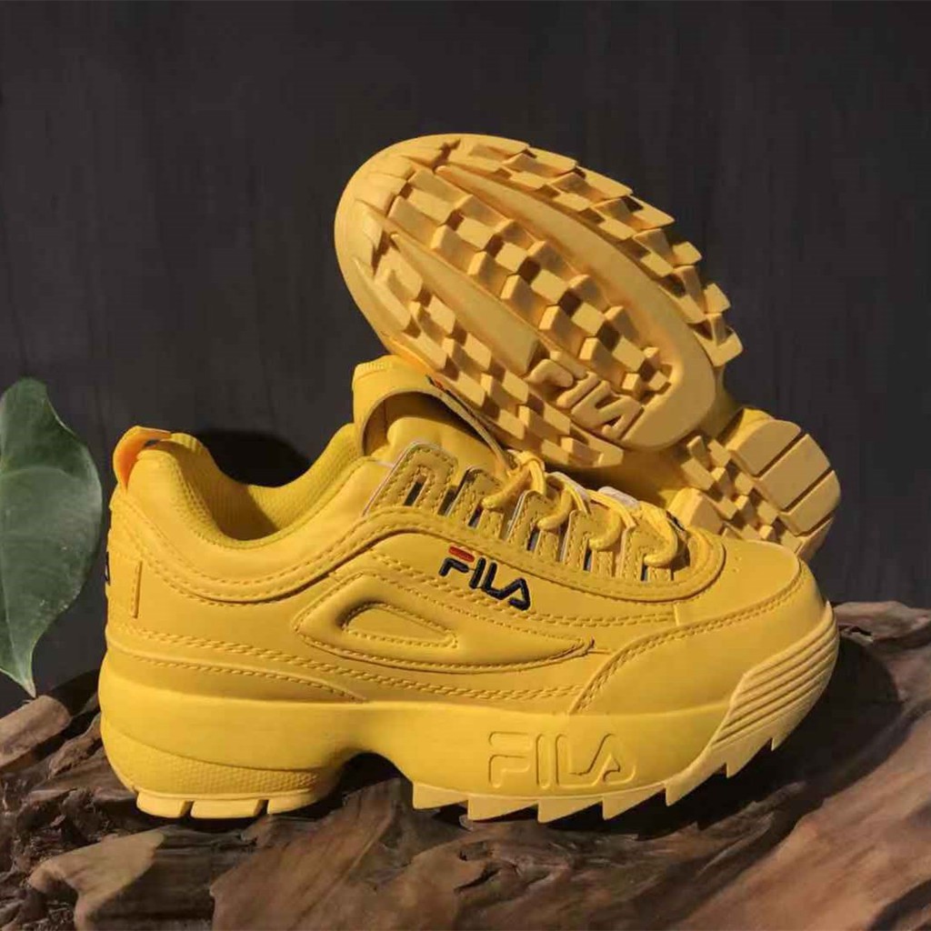 fila shoes disruptor yellow