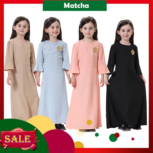Muslimah Baju  Kurung  Set Floral Set Wear Kids Sophia 