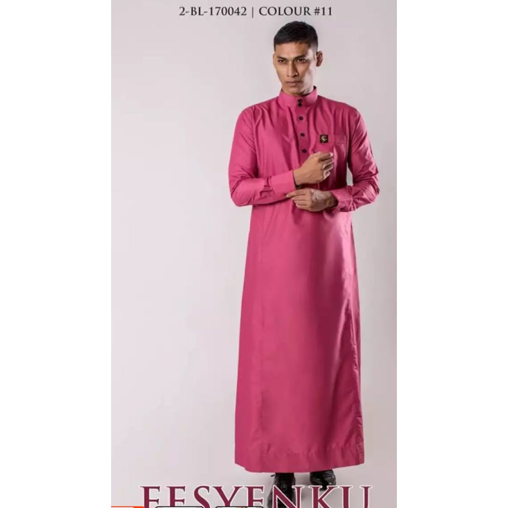 jubah slim fit