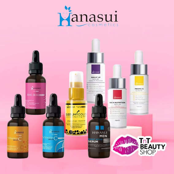 Hanasui Serum Vit C Collagen Anti Acne Serum Vitamin C Serum Gold Whitening Bright Serum Singapore