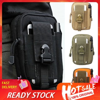 ✯HWB✯Men Outdoor Sports Tactical Phone Waist Belt Bag Fanny Pack Pouch Zipper Pockets