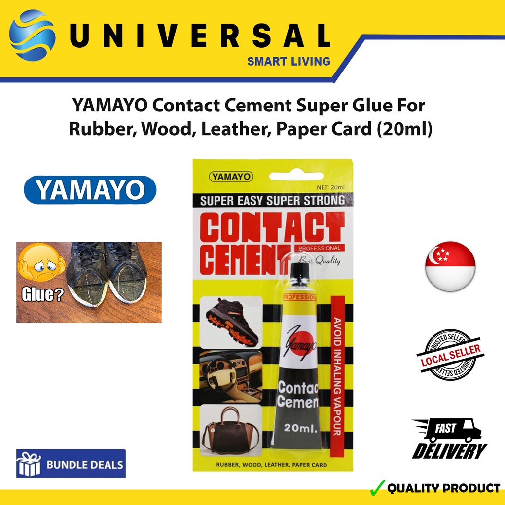 [SG SHOP SELLER] YAMAYO Contact Cement Super Glue For Rubber, Wood