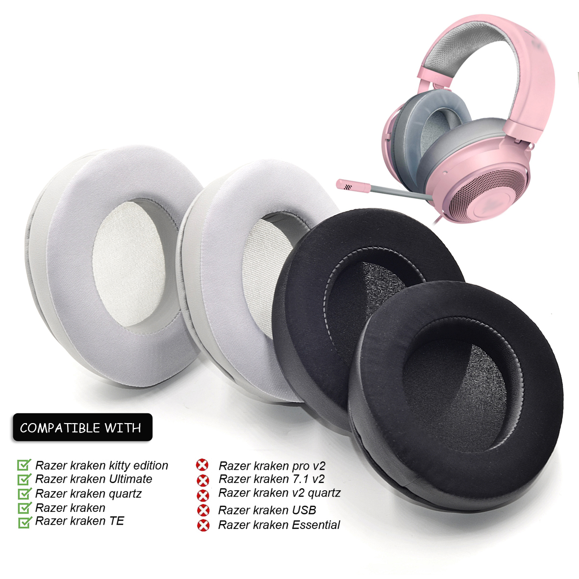 razer nari ear cushions