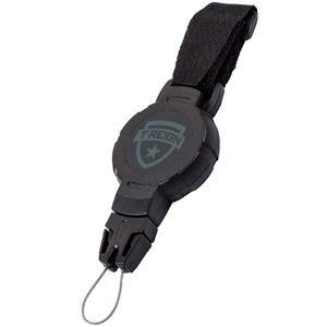 T-Reign Outdoor D Buckle Small Retractable Gear Tether Black 24" Cord 4 oz 
