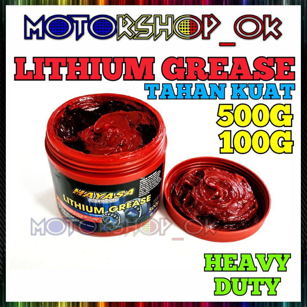 Shop Malaysia Wheel Bearing Grease Apido 350gm Lithium Grease Hayasa 500g Big 100g Small Shopee Singapore