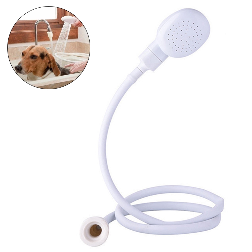 Pet Dog Cat Shower Head Tap Faucet Spray Drains Strainer Hose Sink