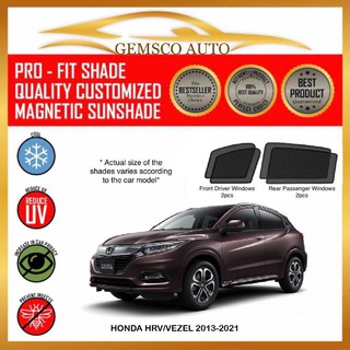 Honda HRV/VEZEL 2013-2020 ( 4/ 5pcs ) Car Magnetic Sunshade / Boot Tray / Tonneau Cover