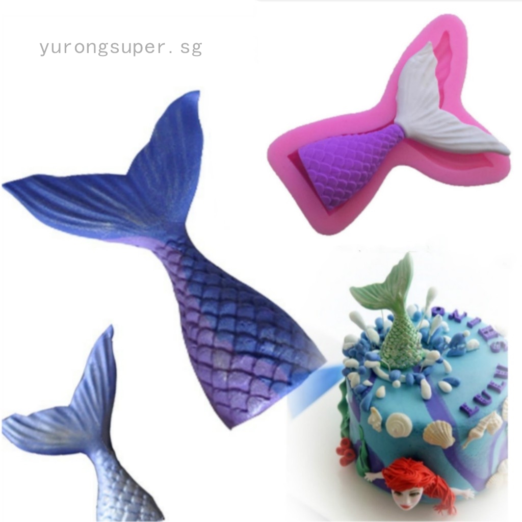 Cute Fish Silicone Mold for Chocolate Fondant Cake Decorating Crafts