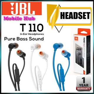 JBL Earphone T110 | Headphone | Earphone | Earpiece