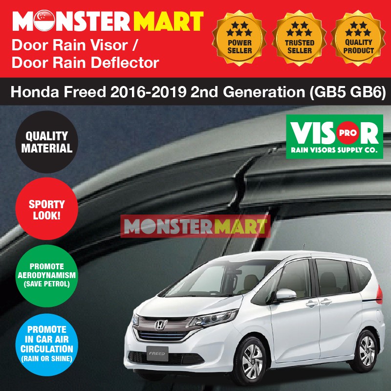 VISOR PRO Honda Freed 20162019 2nd Generation (GB5 GB6) Mugen Style