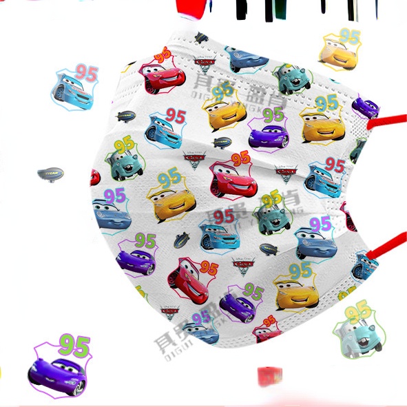 50pcs Adults Kid Mask Printed Mask Cute Cartoon Mask 3 Layer Protection
