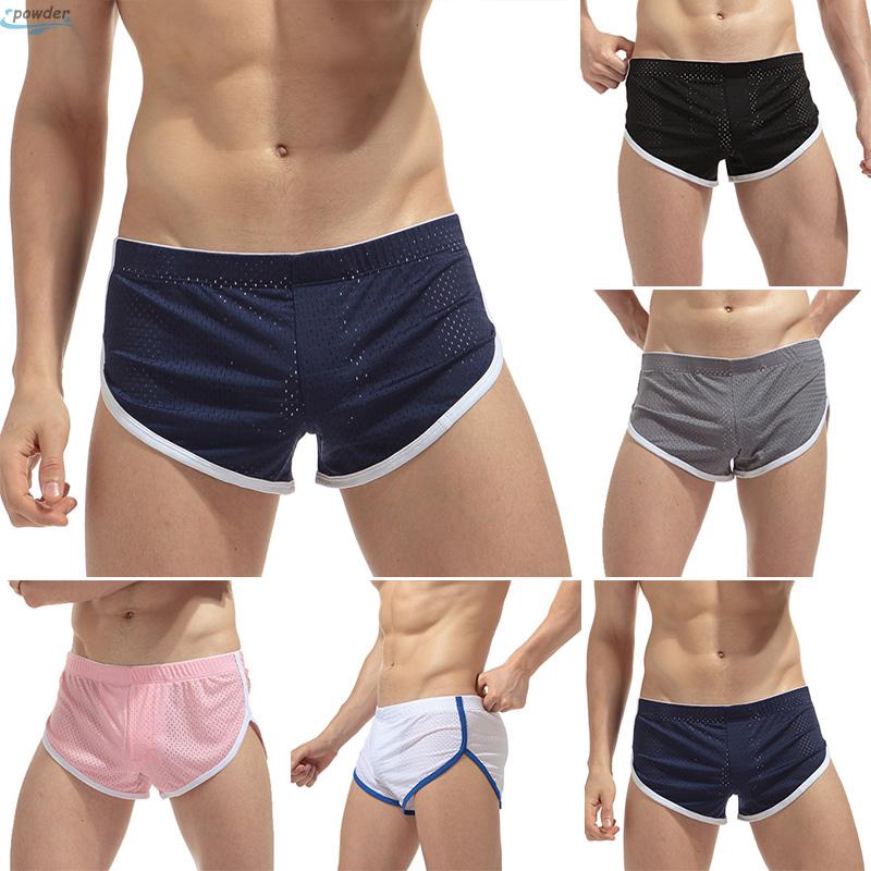 underwear with running shorts
