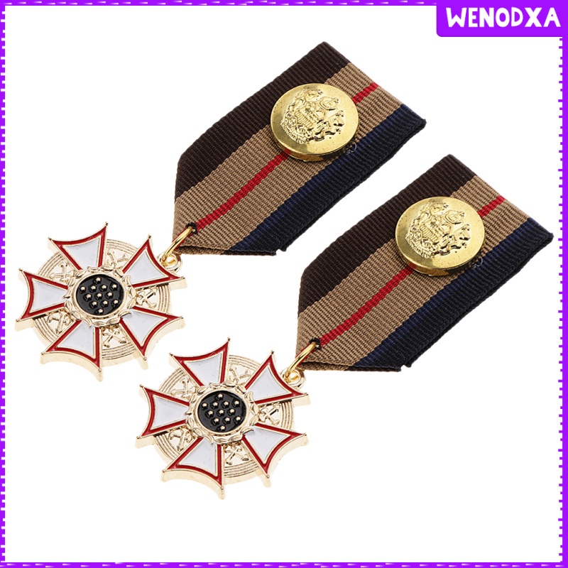 Wenodxa Vintage Unisex Medal Army Badges Star Brooch Pin Jewelry 2x Shopee Singapore 