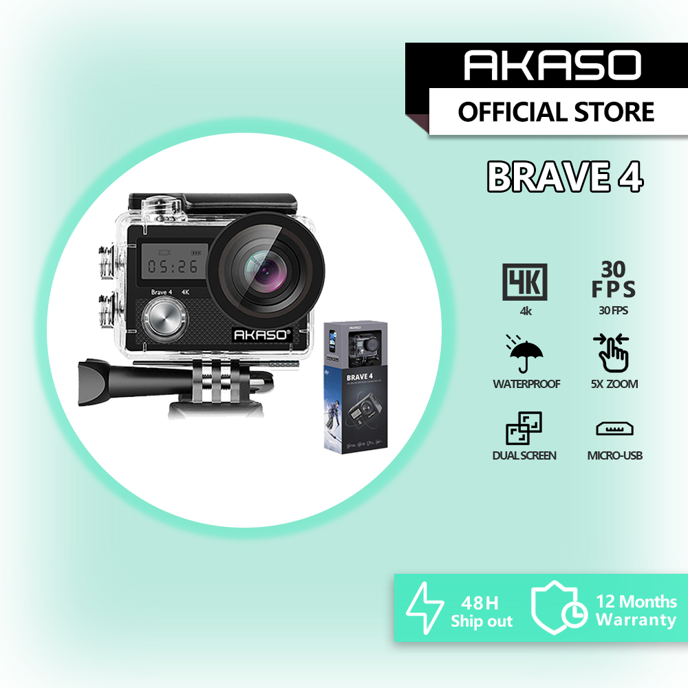 akaso brave 4 4k action camera