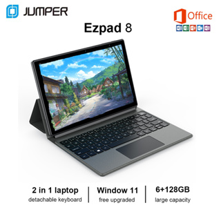 【72 Hours Local Delivery】1 Year Warranty | Jumper EZPad 8 New 10.1 Inch Touchscreen 2 in 1 Laptops Tablets with Keyboard | 6 RAM 128GB SSD Intel® Celeron N3350 Window 11 Office Install