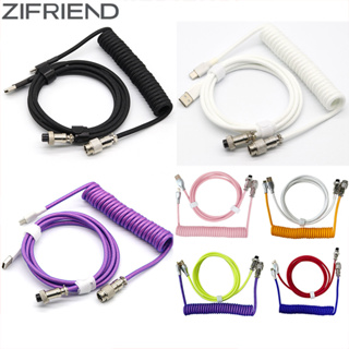 ZIFRIEND Customized Series Mechanical Keyboard USB Type C Coiled Cable