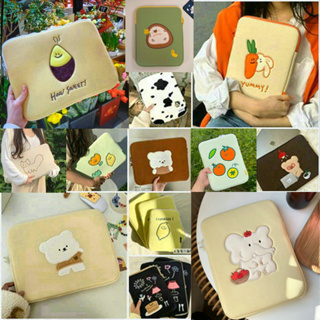 【Fluffy】Laptop Bag 11 13.3 14 15.6 inch Cute Laptop Sleeve i-pad Bag Tablet Pouch