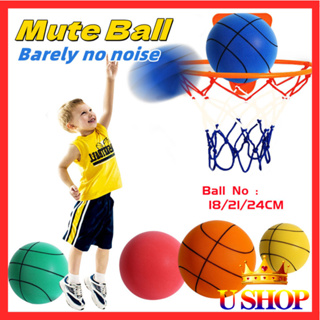 🔥24 Hours🔥Bounce Mute Ball Noise Reduction Indoor Basketball Solid Foam Soft Baby Outdoor Toys Children's Football