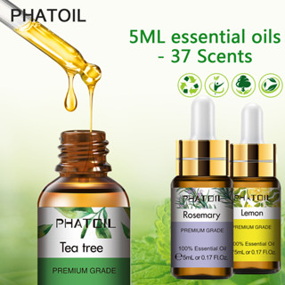 [BUY 4 GET 1 FREE] PHATOIL Natural Essential Oil for Aromatherapy Humidifier – 5ml