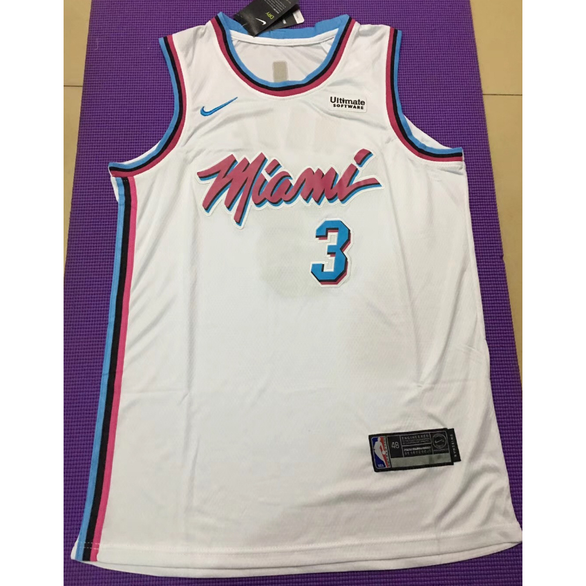 Dwyane Wade The City Miami Vice Miami Heat Jersey 48