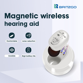 BRITZGO Hearing Aid Mini Rechargeable Digital Hearing Amplifier Audiphone VHP-1607 Invisible,  Comfortable  Elderly Set of One