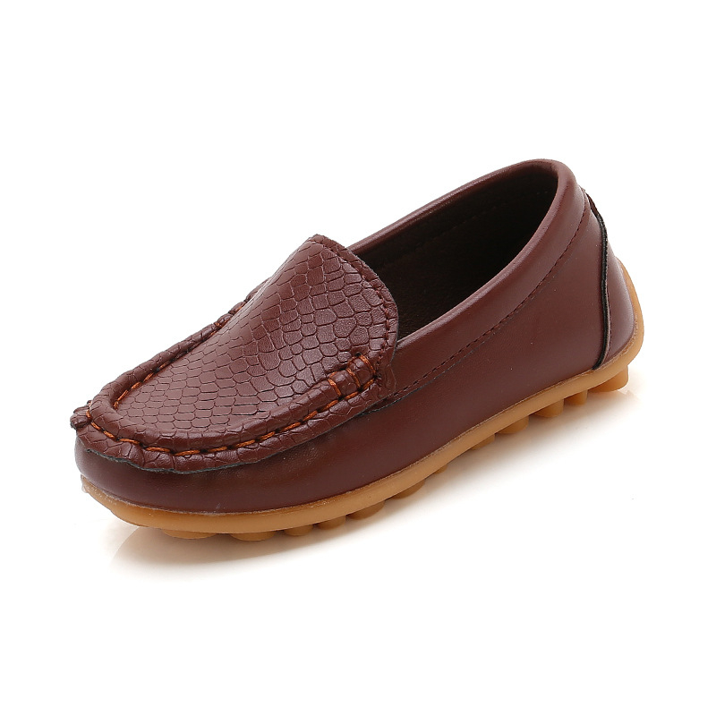 kidscares loafer for kids Boy Flat Shoe Summer Casual White Leather Shoes Boys Black Formal Shoes
