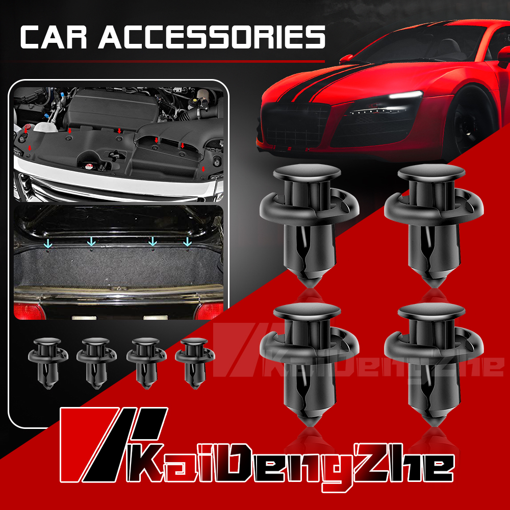 FENDER Bộ 100 Đinh Vít Bằng Nhựa Gắn Tấm Chắn Bùn Xe Hơi