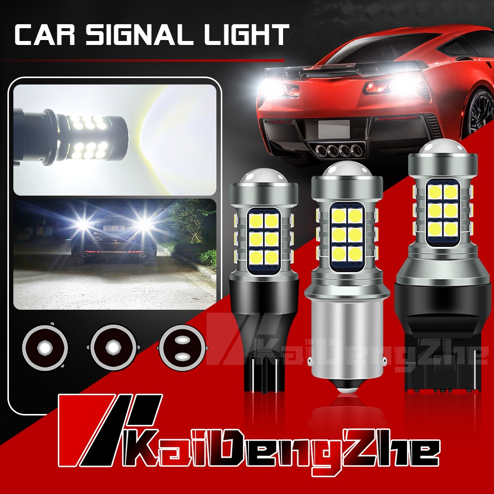 1PCS T15 Đèn lùi xe máy ô tô 1156 1157 7440 T20 P21W Đèn tín hiệu ô tô Bóng đèn LED tự động 27SMD 3030 Đèn hậu ô tô LED 12V Trắng nhấp nháy