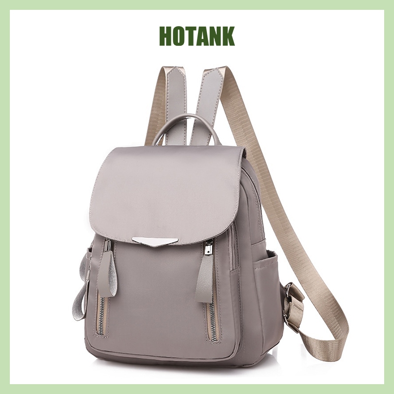【 In Stock】 Free Gifts Fashion backpack women's leisure backpack double zipper travel anti-theft bac
