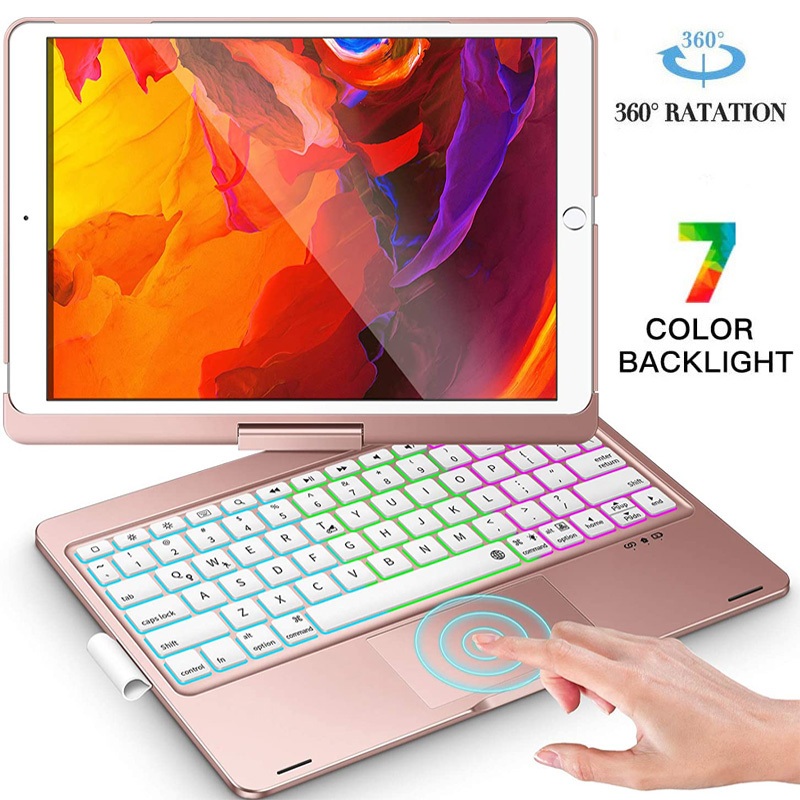 Touchpad Keyboard Case For iPad 7th 8th 9th gen 10th 11th generation 11 A16 Wireless Bluetooth track