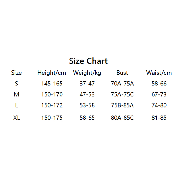 SAILBEE Damen Langarm-Badeanzug Tauchanzug UV-Sonnenschutz Konservativer dünner Surferanzug Schnell trocknender Thermal-Schnorchelanzug N016 — size chart