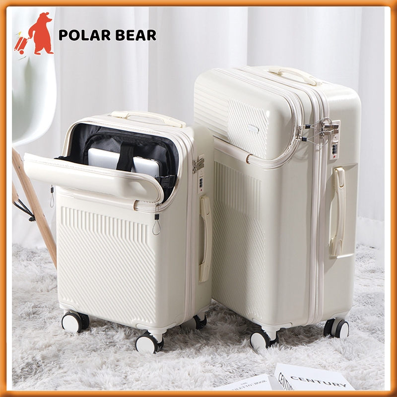 20/26/28 inch Japanese Style Luggage Suitcase USB Charging Suitcase Travel Suitcase Front Opening
