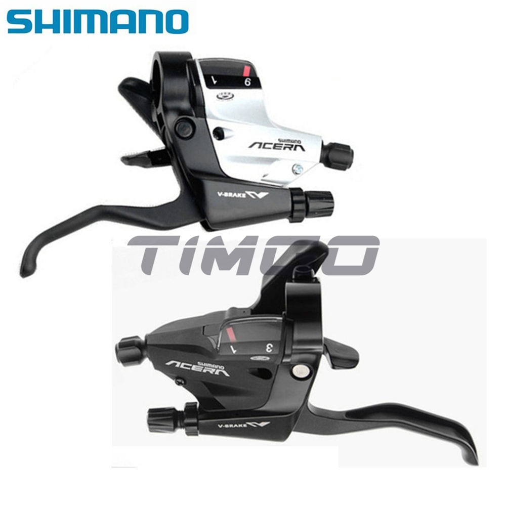 Bộ phanh và đòn bẩy Shimano Cera ST-M390 kiểu chữ V, phù hợp xe 27 tốc độ