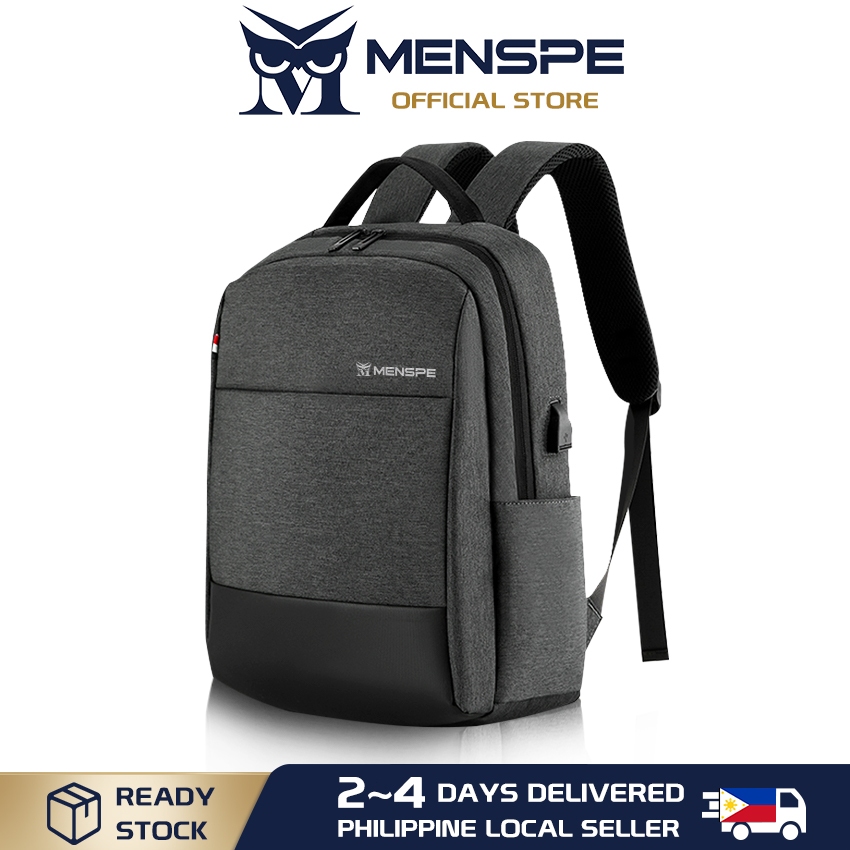 MENSPE Men Laptop Backpack Business Travel Bag Waterproof Backpack College Backpack Casual Shoulder